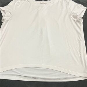 Athleta Women's White Crewneck Tee